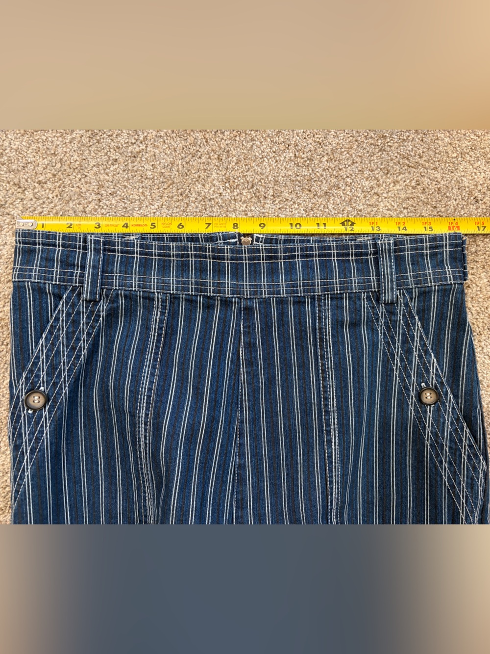 Wiggy Kit The Jean
Denim Stripe L NWT - Picture 9 of 9